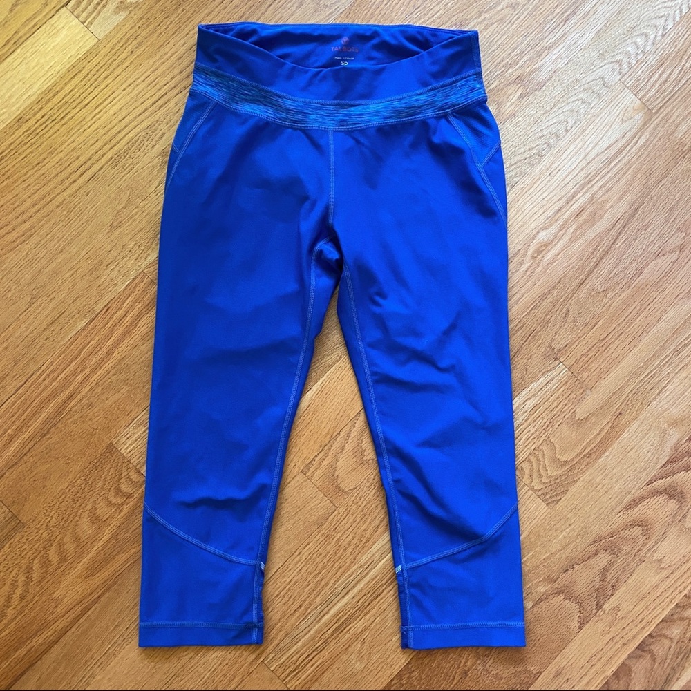 Talbot's SP Capri blue leggings